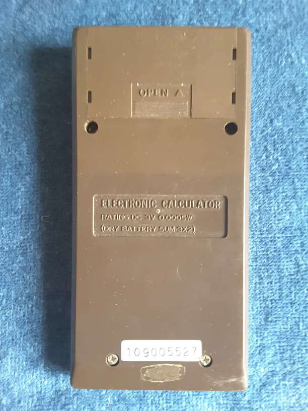 Authentique Calculatrice Vintage Logitech FL-102 – Modèle Rétro LCD Années 80 avec Table de Conversion – Image 3