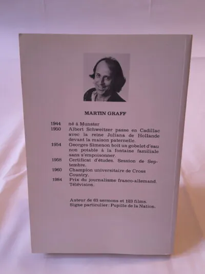 Exceptionnel : Livre Vertiges de Martin Graff (1984) – Édition Originale Dédicacée