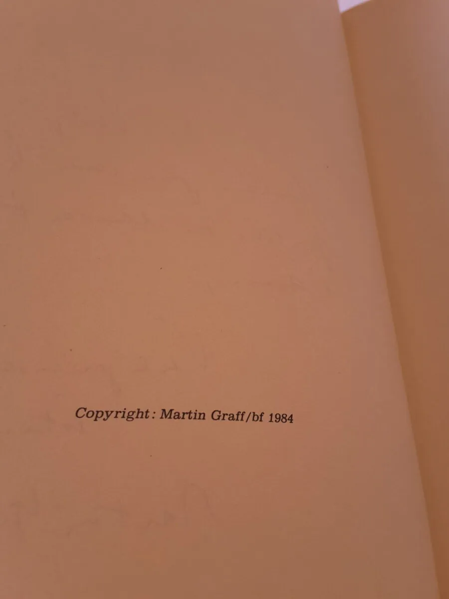 Exceptionnel : Livre Vertiges de Martin Graff (1984) – Édition Originale Dédicacée – Image 5