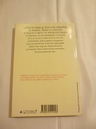 Seule au monde, Guillaume Le Touze, Frontières Gallimard, 1998, dédicacé par l’auteur