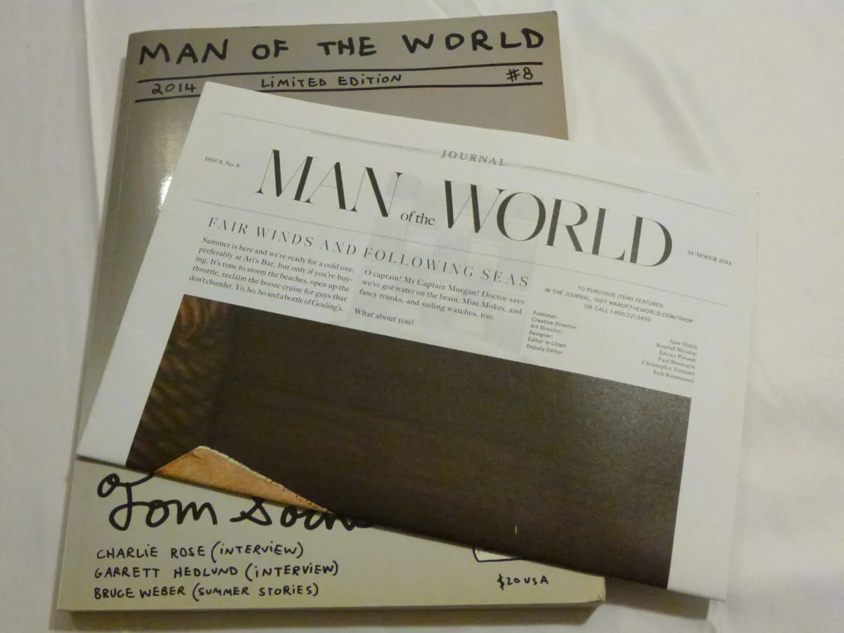 Exclusif ! Magazine Man of the World #8 Édition Limitée Tom Sachs 2014 – Image 3