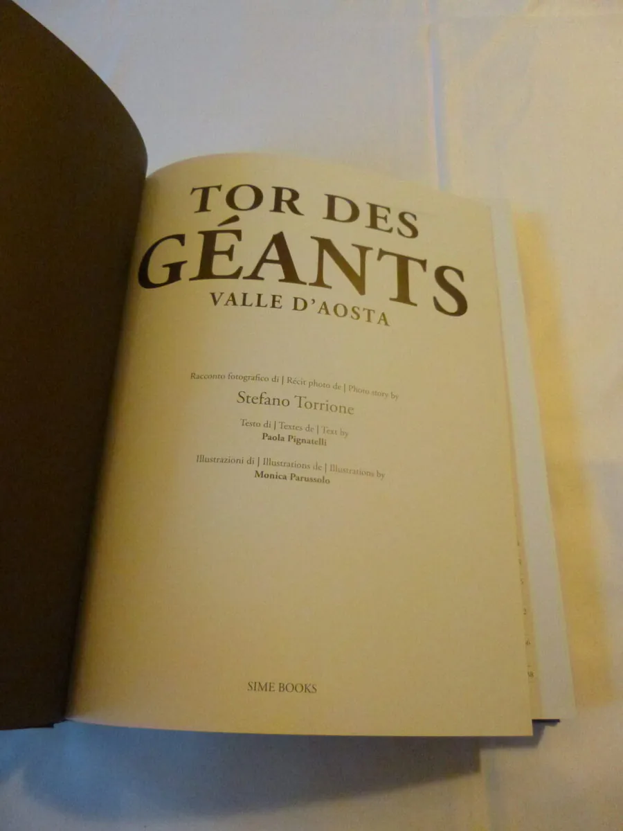 Rare – Livre Tor des Géants : L’album Photo Mythique de l’Ultra-Trail en Vallée d'Aoste, Édition multilingue en grand format, 32 x 25 cm, italien, français, anglais – Image 2