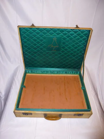 Exceptionnelle & Rare Valise de Représentant Bruyère Parfums Paris – Splendide Coffret Haute Couture Place Vendôme – Luxe Français Milieu XXe
