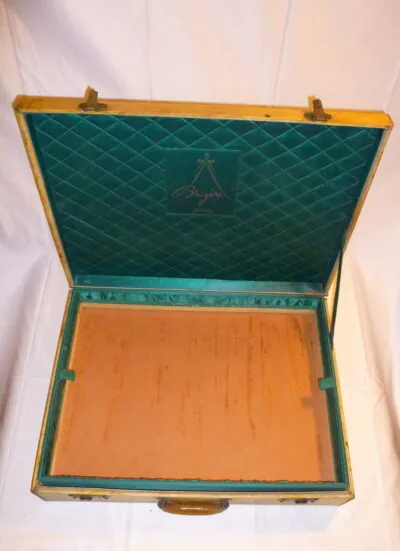 Exceptionnelle & Rare Valise de Représentant Bruyère Parfums Paris – Splendide Coffret Haute Couture Place Vendôme – Luxe Français Milieu XXe