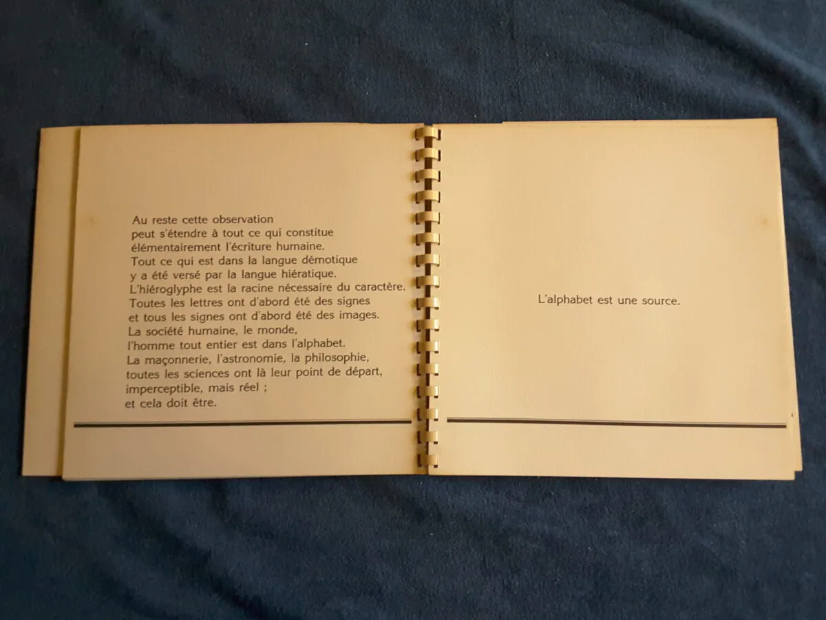 Victor Hugo, Sur la route d’Aix-les-Bains, par Pierre Duplan de l'École Estienne, 1984, exemplaire numéroté 73 des 350 de l'édition originale – Image 4