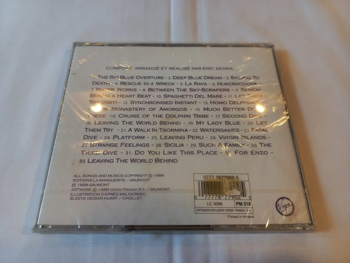 Indispensable et Rare ! CD Le Grand Bleu Version Intégrale de 1988 - Neuf sous Cello d’Origine – Image 2