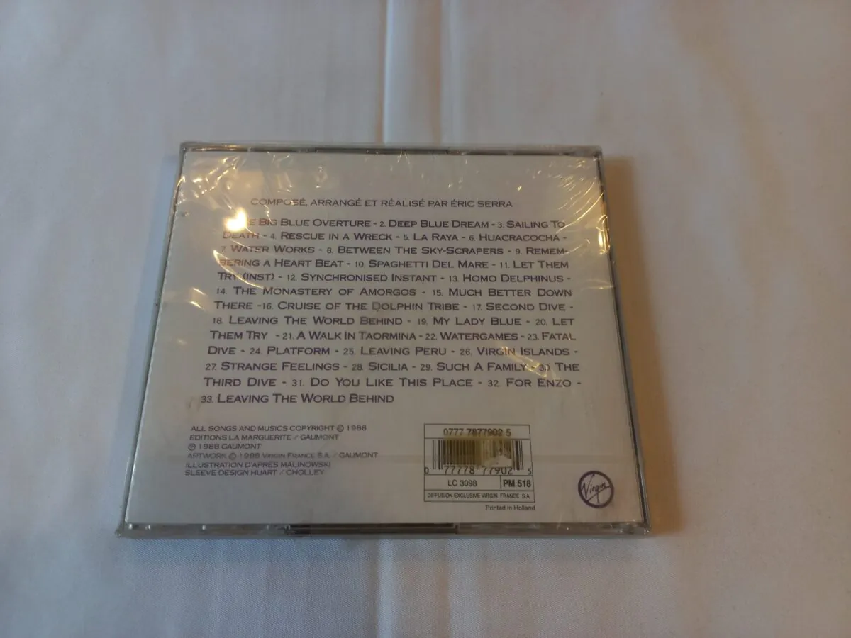 Indispensable et Rare ! CD Le Grand Bleu Version Intégrale de 1988 - Neuf sous Cello d’Origine – Image 5