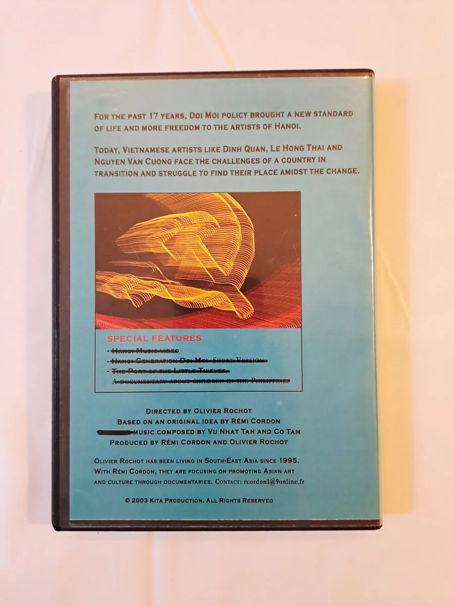 Important Film Documentaire - Hanoi Génération Doi Moi - Disque Collector 2003 – Jaquette illustrée d'une œuvre originale de Nguyen Van Cuong – Image 2