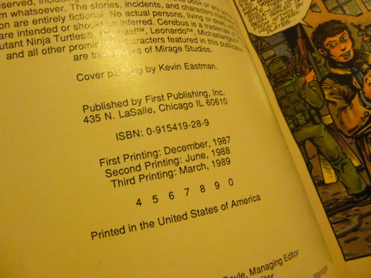 Collector ! Teenage Mutant Ninja Turtles Book III (1989) – TMNT Vintage First Comics VO – Image 5