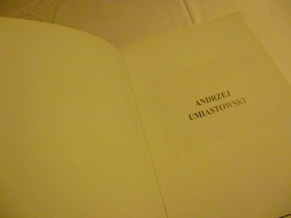 Rare Catalogue d’Art – Andrzej Umiastowski – Livre d'Exposition Peinture – Travaux récents (circa 2000) – Image 4