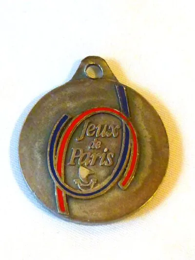 Étonnante Médaille Vintage des Jeux de Paris 1984 – Collection Sportive Mairie de Paris