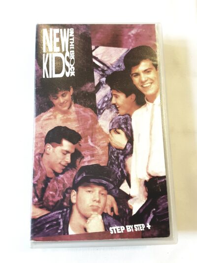 VHS de l’album Step by Step des New Kids On The Block, 1990, vintage