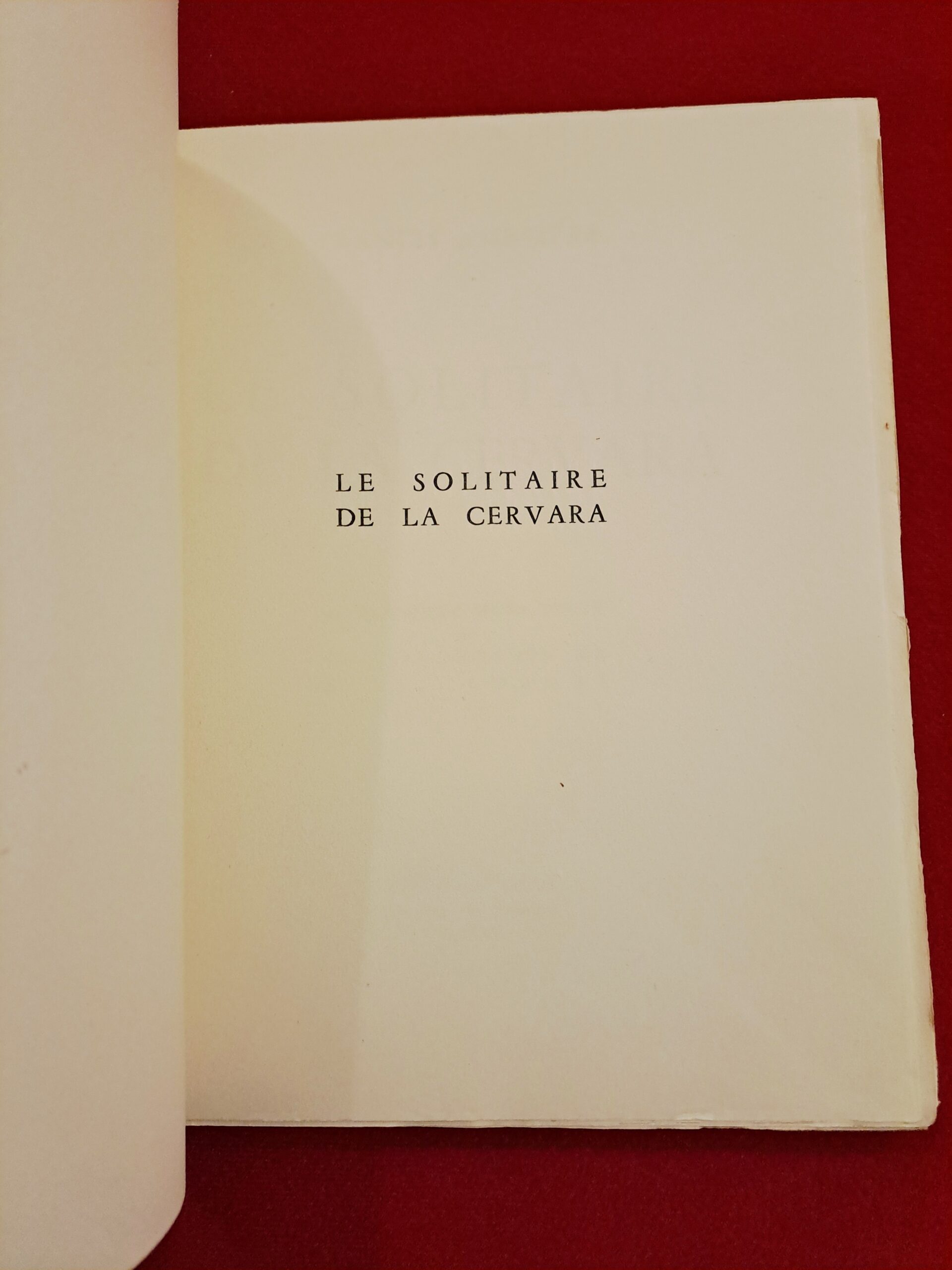 Le Solitaire de la Cervara, Francis Ambrière, Illustré par R.-J. SORNAS, Éditions Ocia, Paris, 1946, édition originale numérotée sur vélin de luxe, non coupé, exemplaire numéro 461 – Image 5