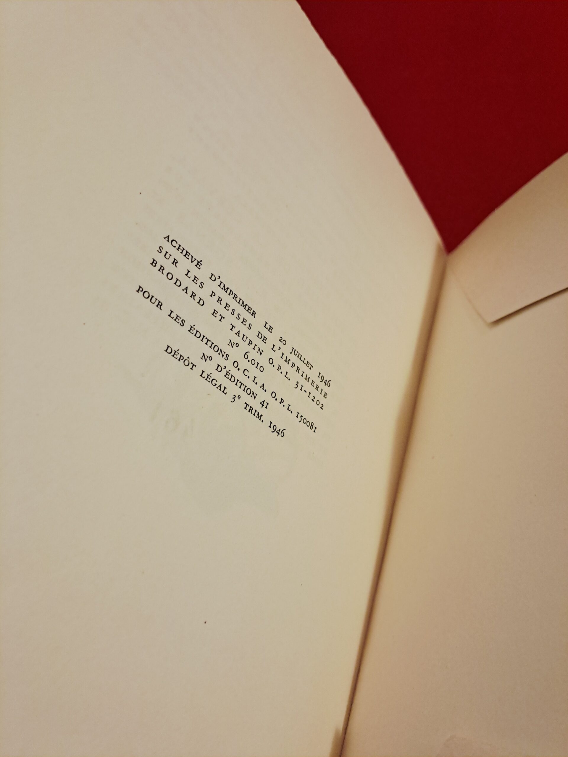 Le Solitaire de la Cervara, Francis Ambrière, Illustré par R.-J. SORNAS, Éditions Ocia, Paris, 1946, édition originale numérotée sur vélin de luxe, non coupé, exemplaire numéro 461 – Image 11