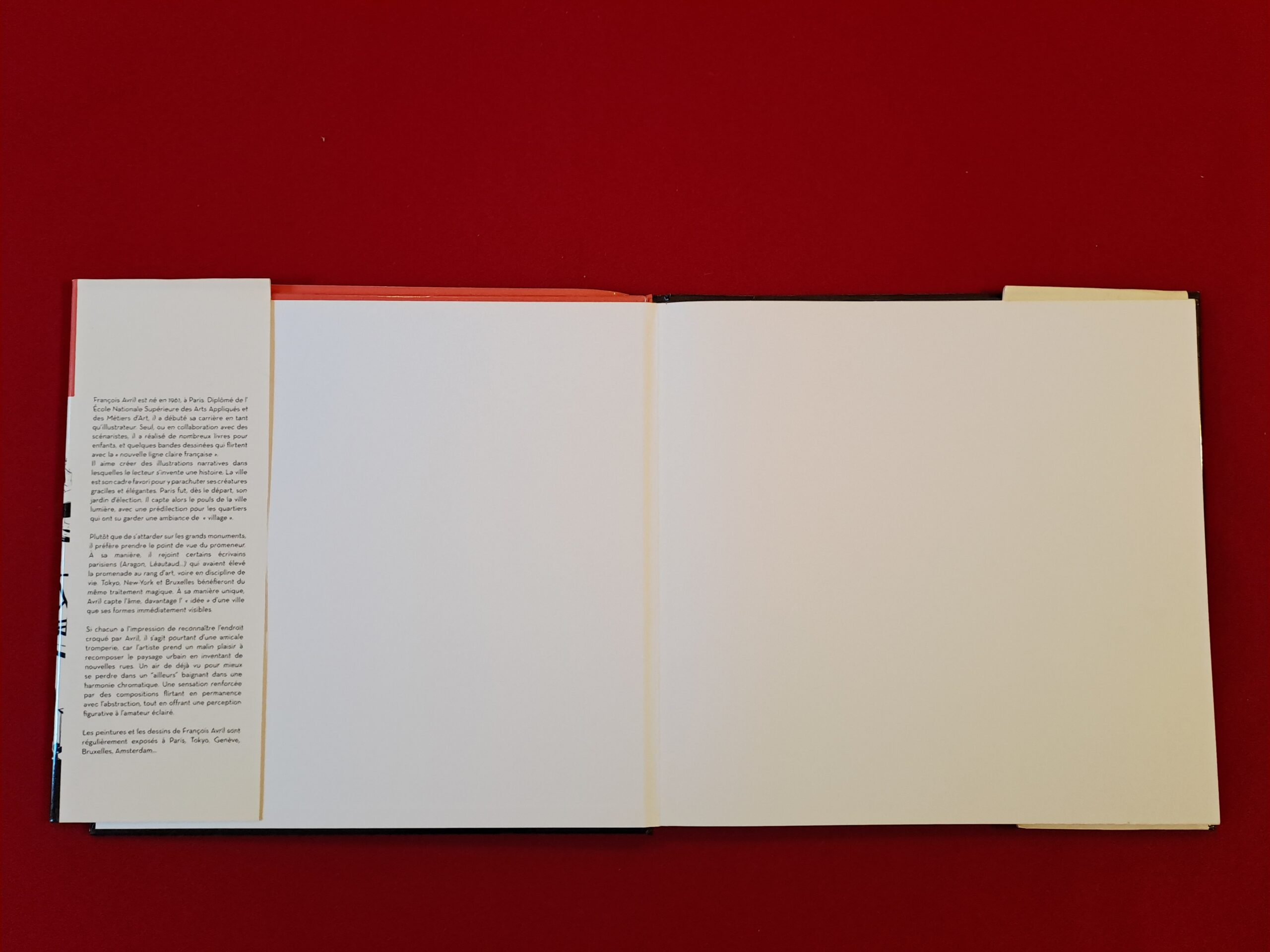 Paris, Tokyo, New-York, Bruxelles, par François Avril, aux éditions Champaka Brussels, novembre 2006, édition originale numérotée, première édition – Image 3