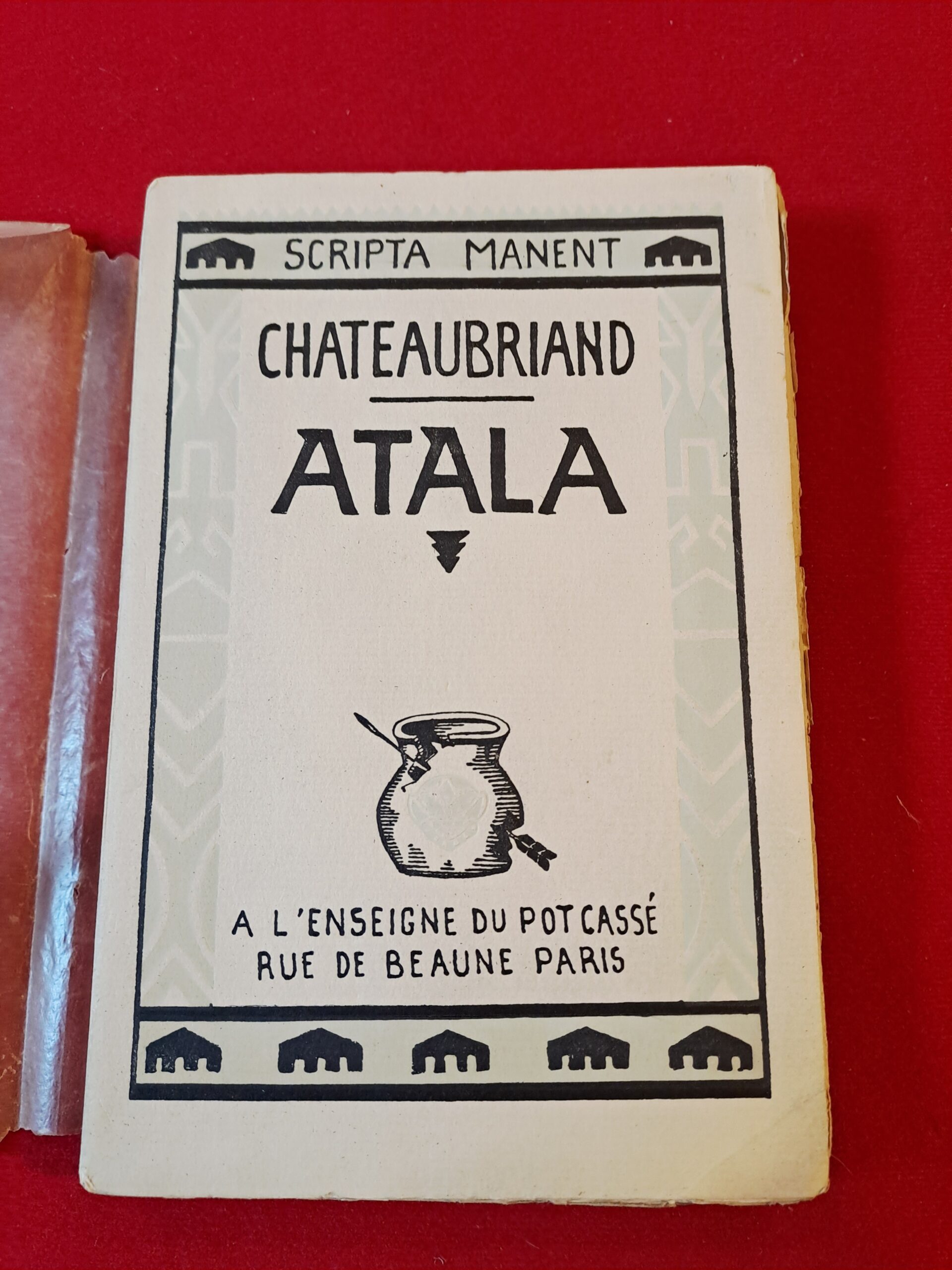 Livre ancien - ATALA - Chateaubriand - Éd. À l'enseigne du Pot Cassé (1927) - Numéroté – Image 7