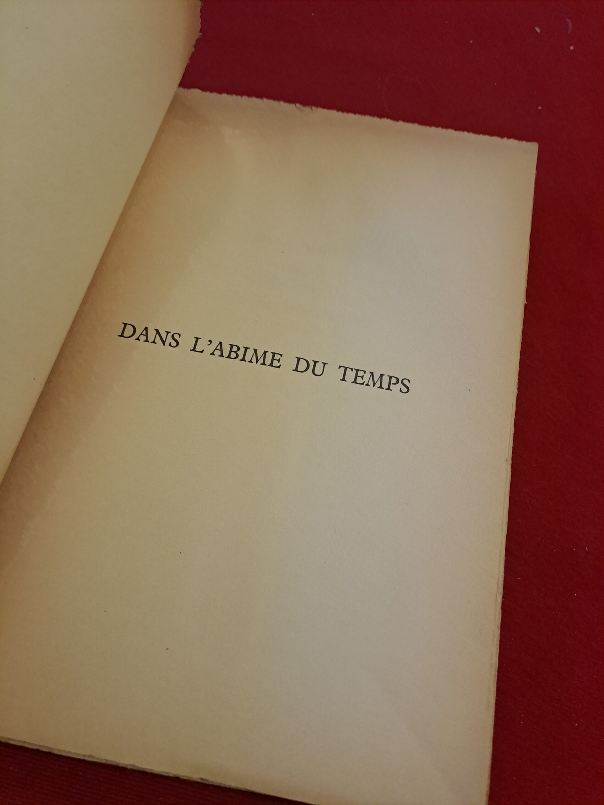 Dans l'abîme du temps, Lovecraft, 1954, éditions Denoël, collection « Présence du futur », édition originale française, première édition – Image 5