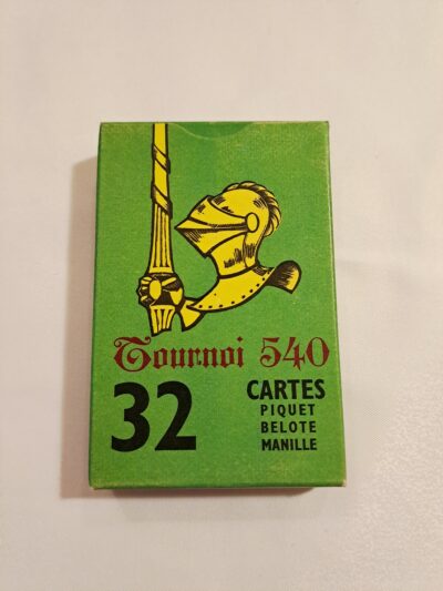 Vintage, Jeu de cartes, Tournoi 540, 32 cartes, Piquet, Belote, Manille