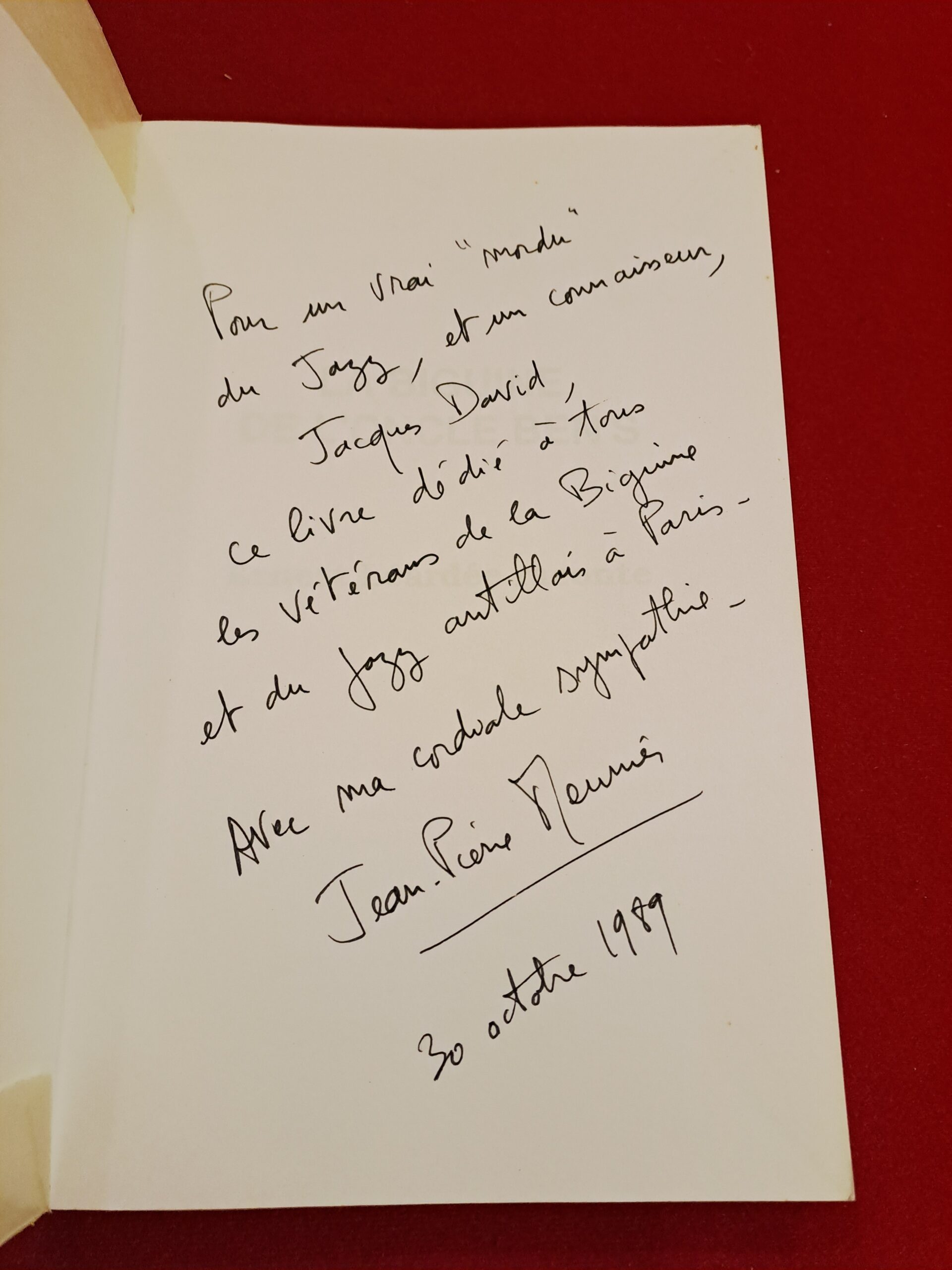 La biguine de l'oncle Ben's, Ernest Léardée raconte, 1989, Éditions Caribéennes, Jean Pierre Meunier et Brigitte Léardée, exemplaire signé et dédicacé – Image 13
