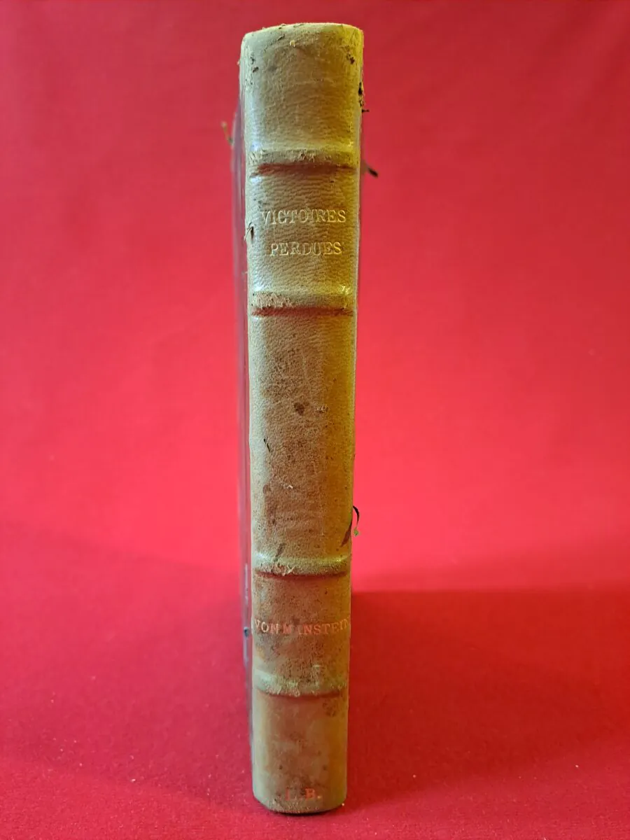 Surprenant et Rare - Victoires Perdues, Maréchal von Manstein (Première Édition Française Plon 1958) – Image 12