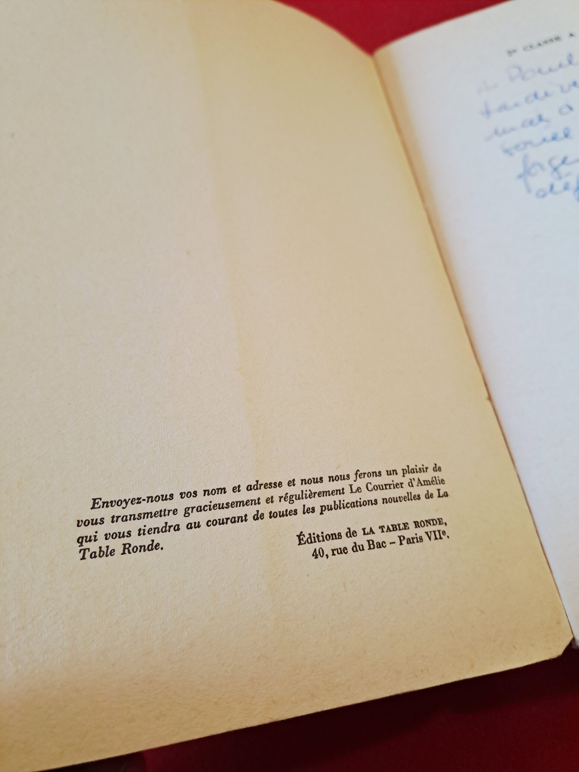 2ème classe à Diên Biên Phu, Erwan Bergot, aux éditions La Table Ronde, 1964, signé, envoi autographe de l'auteur, première édition – Image 7