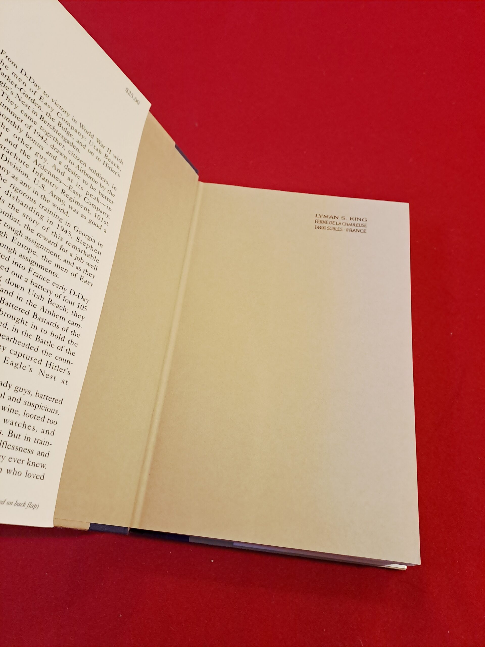 Band of Brothers, E Company, 506th Regiment, 101st Airborne from Normandy to Hitler's Eagle's Nest, Stephen E. Ambrose, published by Simon and Schuster, New York, 1992, first edition, first printing – Image 7