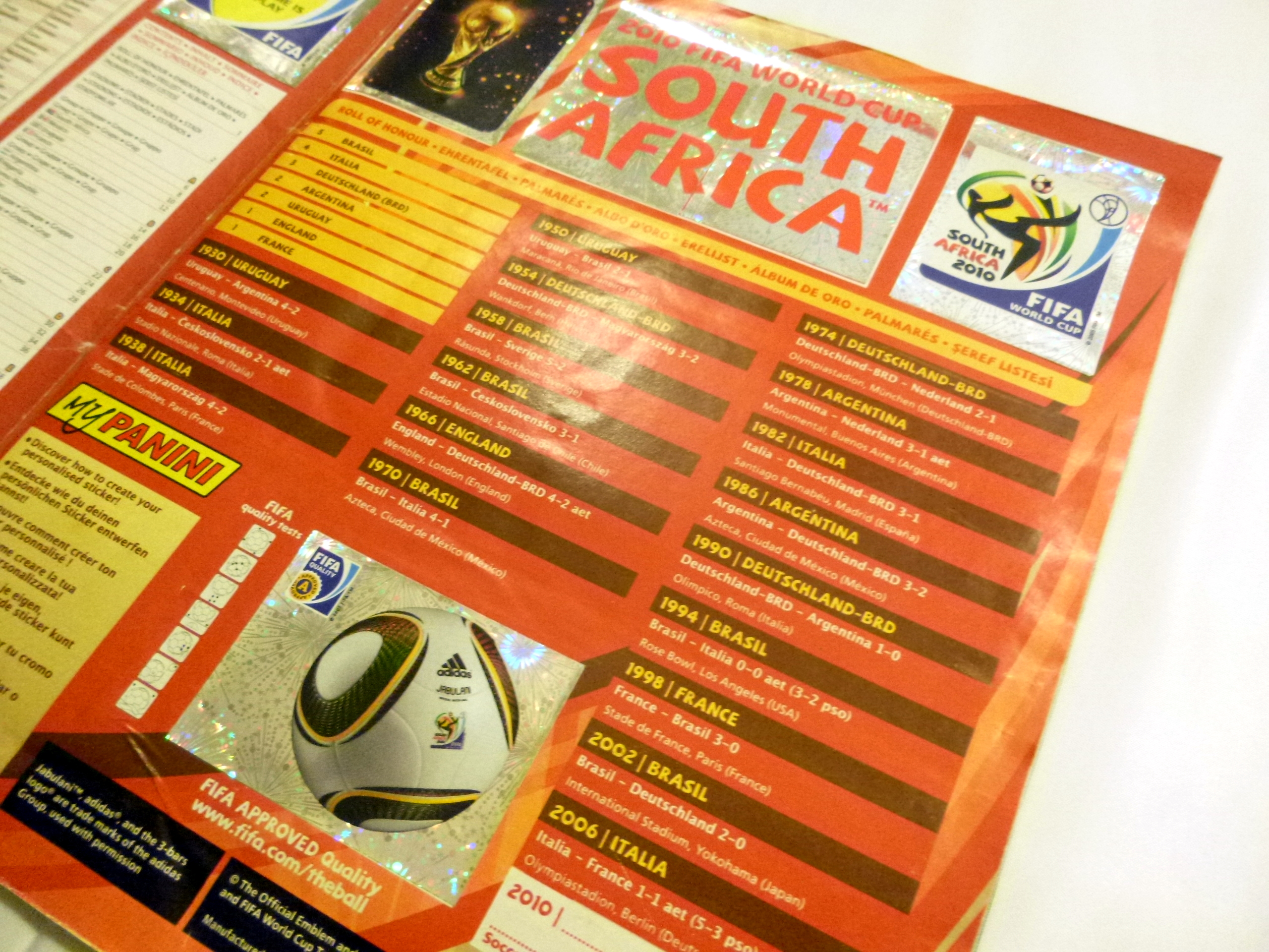 Album Panini COMPLET Fifa World Cup South Africa 2010, Coupe du Monde 2010, Afrique du Sud, RSA – Image 4