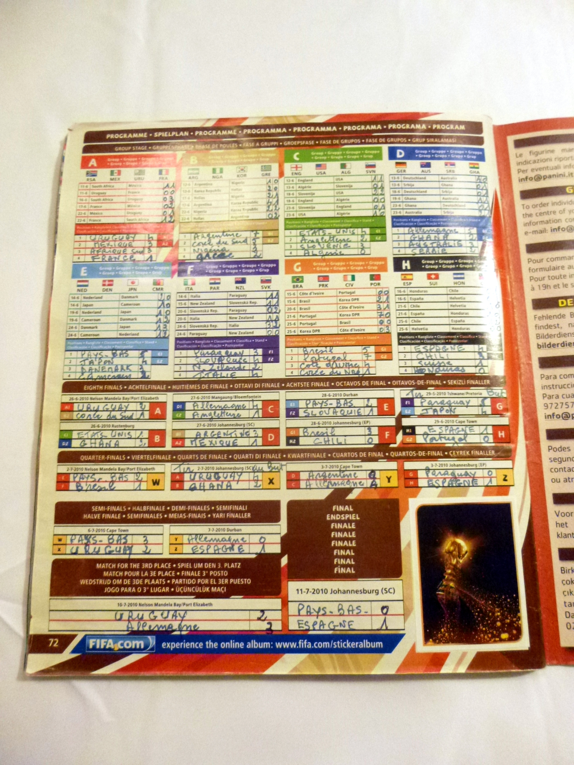 Album Panini COMPLET Fifa World Cup South Africa 2010, Coupe du Monde 2010, Afrique du Sud, RSA – Image 19