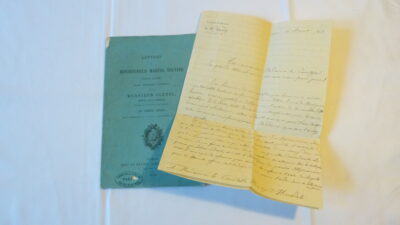[RARE] Livret contenant les Lettres de Missionnaires en Abyssinie (Éthiopie) & en Perse (Iran) – 1873 + Lettre Manuscrite d’Accompagnement du Frère Génin à Madame la Comtesse Henry d’Hinsdal