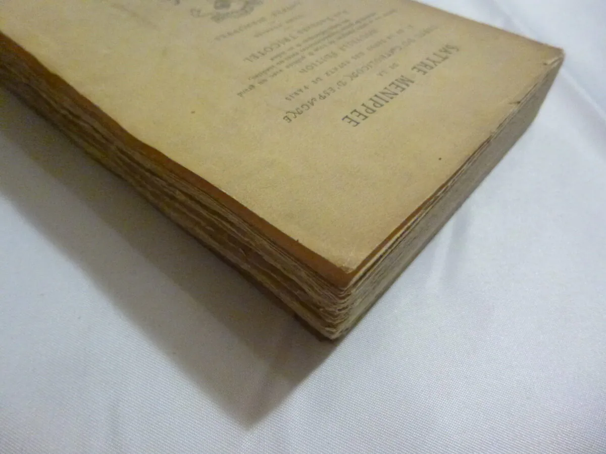 Rare Satyre Ménippée (Tome 1) – Édition Alphonse Lemerre 1877 sur Papier de Hollande – Image 5
