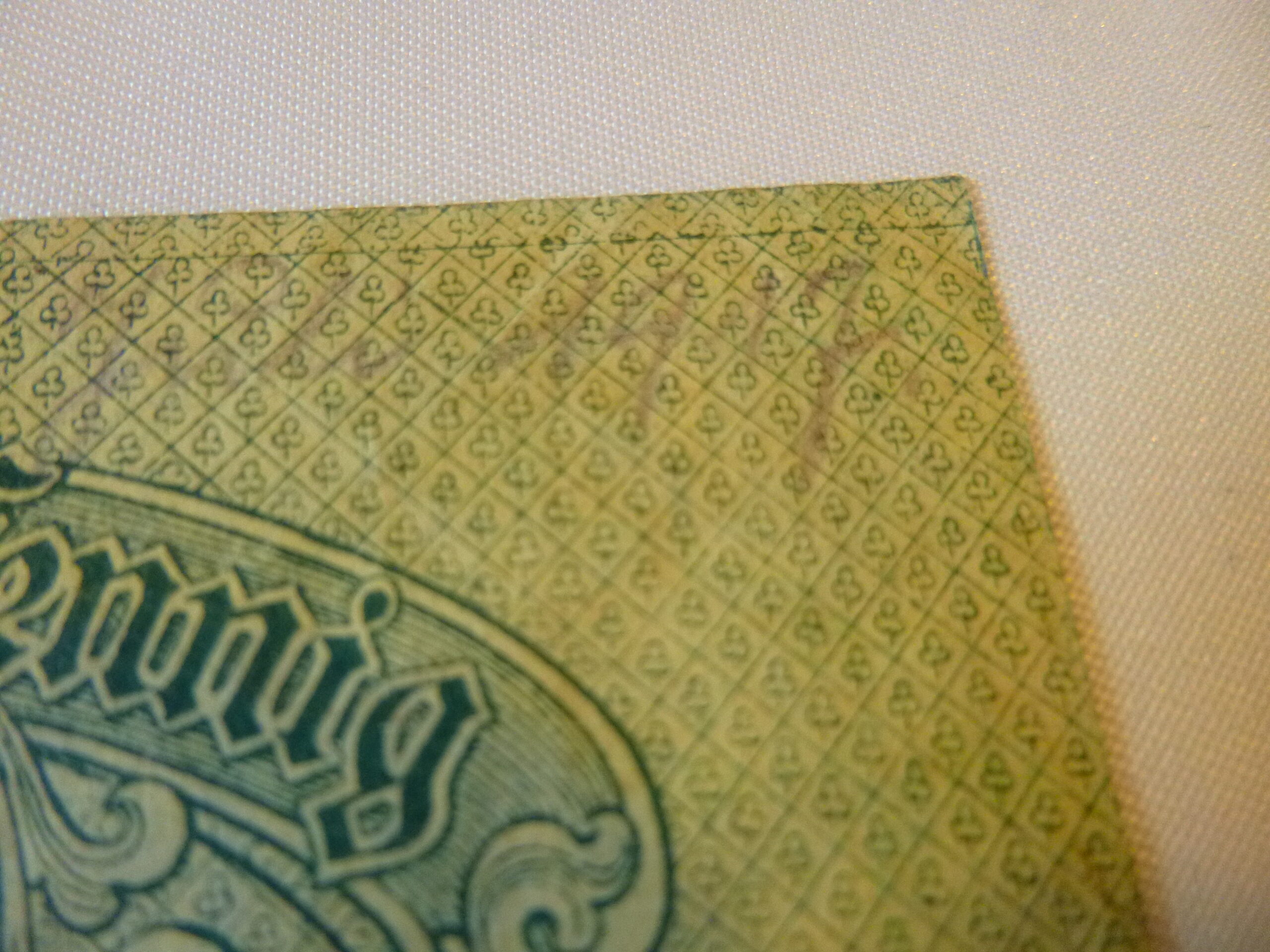 Billet de nécessité (notgeld) allemand de 50 pfennigs émis par la ville de Kassel (Cassel) au début des années 1920, durant la république de Weimar – Image 3