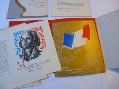 Livre d’or RARE mars 1944 – Fédération Invalides de Guerre – Tirage Numéroté – Ill. R. Chassard – L’Industrie du Luxe pour les Invalides de guerre – Moulins à papier du Val de Laga