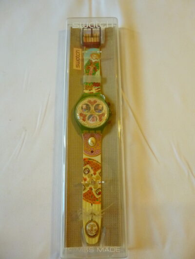 Montre Vintage Swatch Chrono “Russian Treasury” (1995) SCG107 – NEUVE (NOS) Full Set