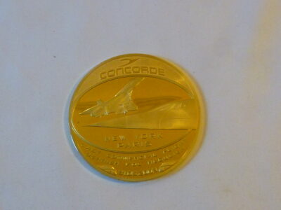 Médaille d’adieu au Concorde, Dernier Vol régulier, 31 mai 2003, New-York – Paris, 1969 – 2003 Adieu et Merci, Collector aviation, supersonique
