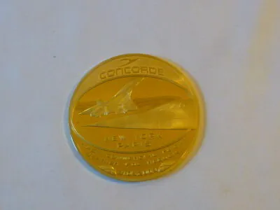 Médaille d’adieu au Concorde, Dernier Vol régulier, 31 mai 2003, New-York – Paris, 1969 – 2003 Adieu et Merci, Collector aviation, supersonique
