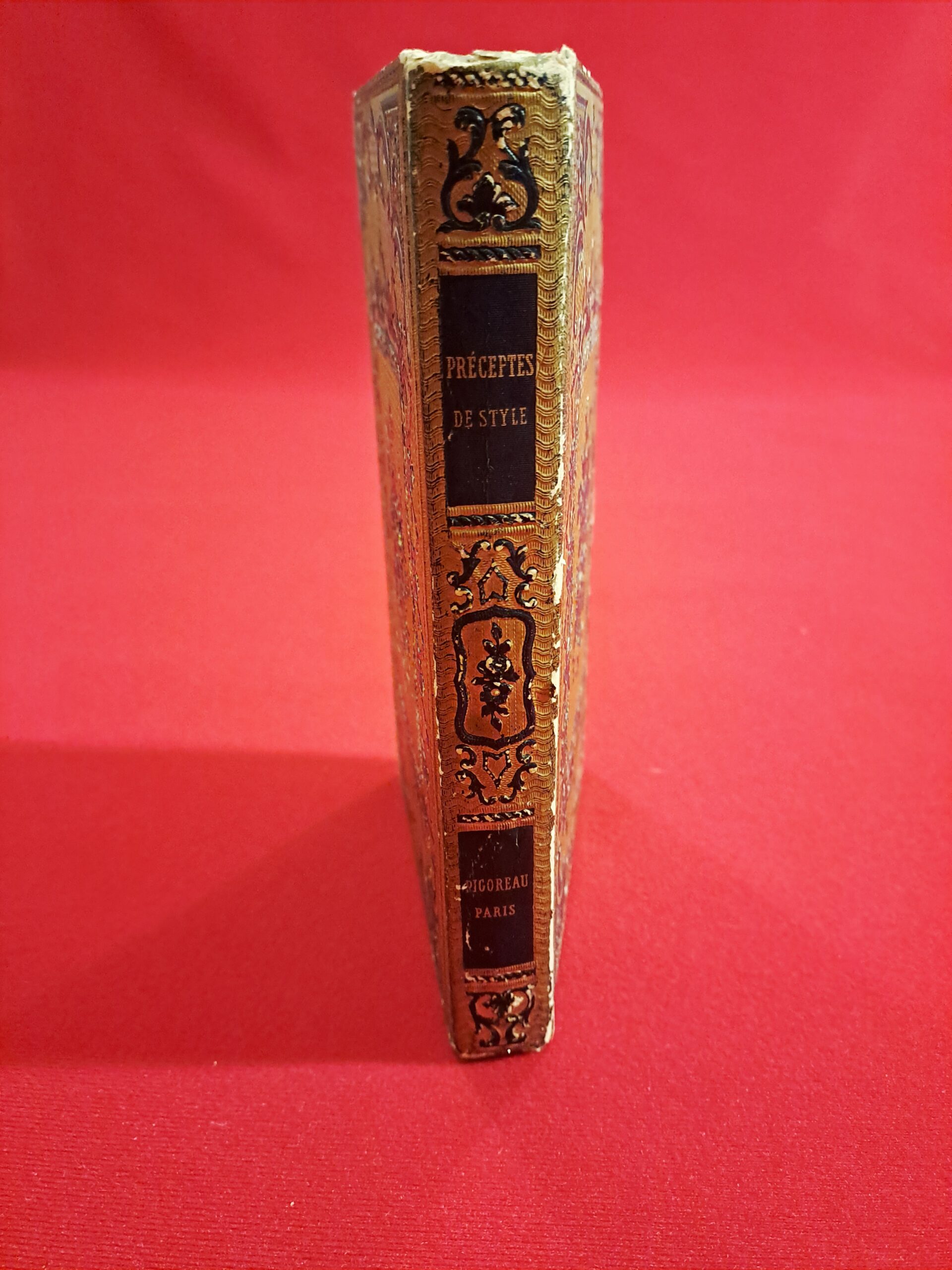 Magnifique ÉDITION ORIGINALE 1819 – Code des Rhétoriciens (Noël & La Place) dans son superbe Cartonnage Romantique signé PIGOREAU – Image 3