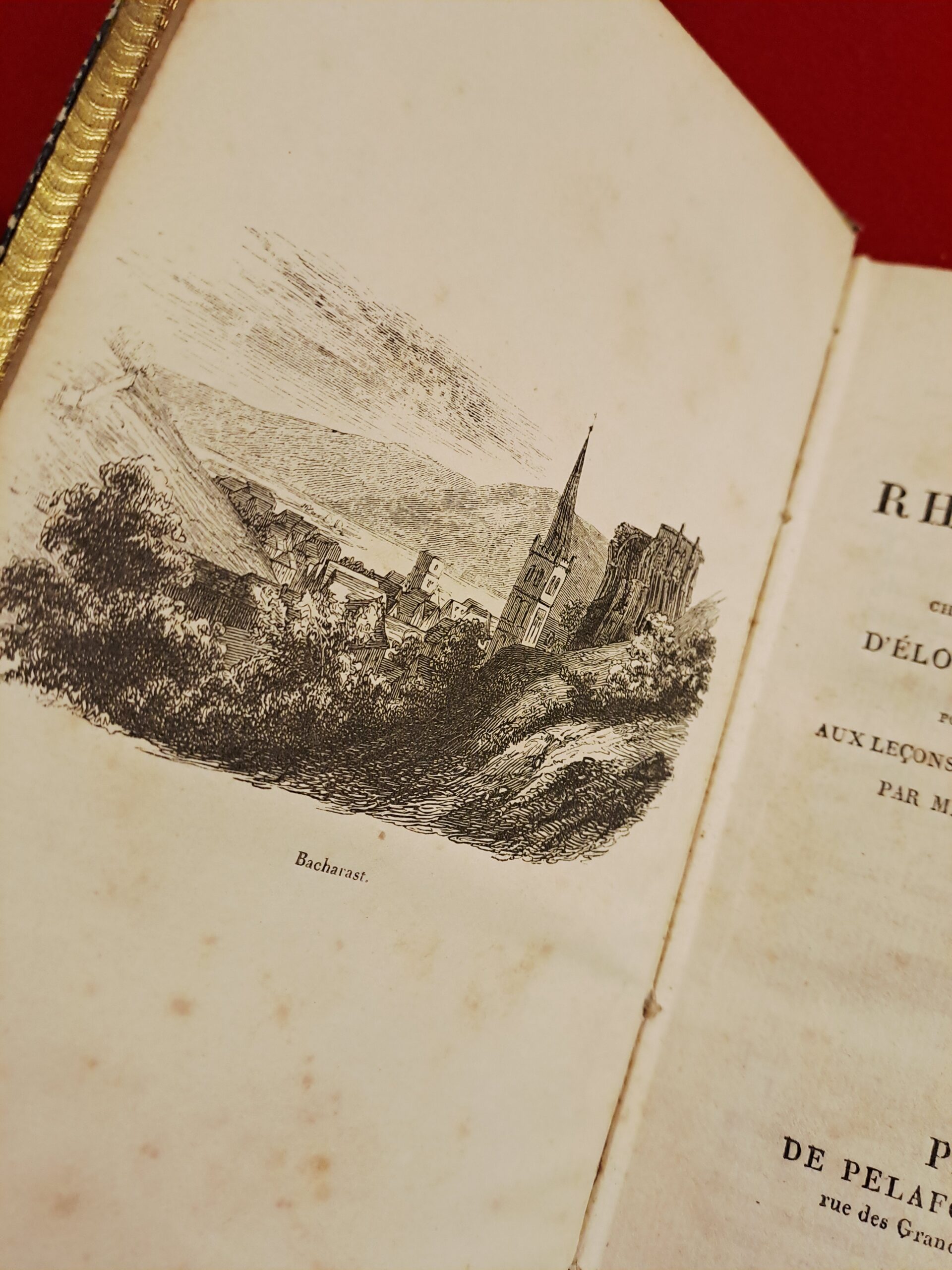 Magnifique ÉDITION ORIGINALE 1819 – Code des Rhétoriciens (Noël & La Place) dans son superbe Cartonnage Romantique signé PIGOREAU – Image 5