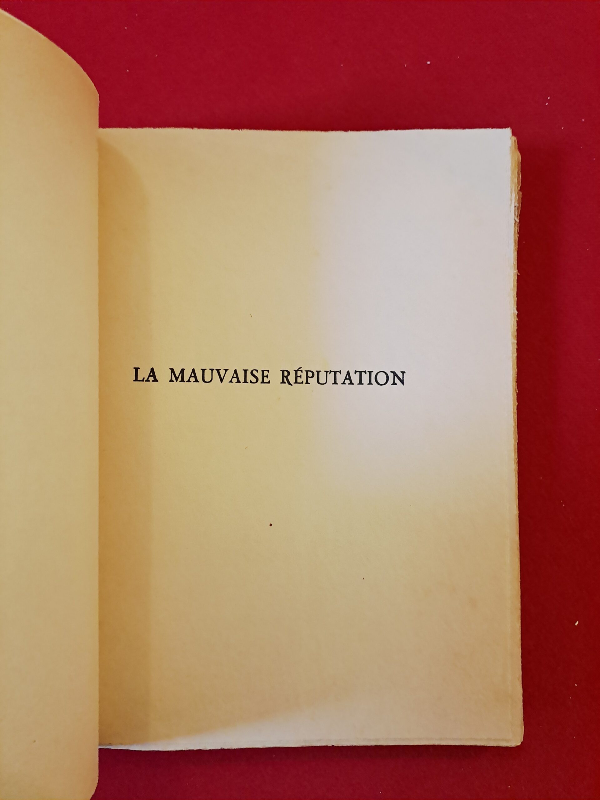 Première édition - Georges Brassens - La Mauvaise Réputation (Denoël, 1954) – Image 3