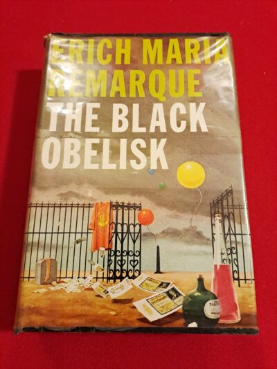 Livre Ancien The Black Obelisk – Erich Maria Remarque (1957) – VRAIE Première Édition Américaine avec Jaquette | Erich Maria Remarque THE BLACK OBELISK 1957 Stated First Edition Hardcover with Dust Jacket (Harcourt Brace)