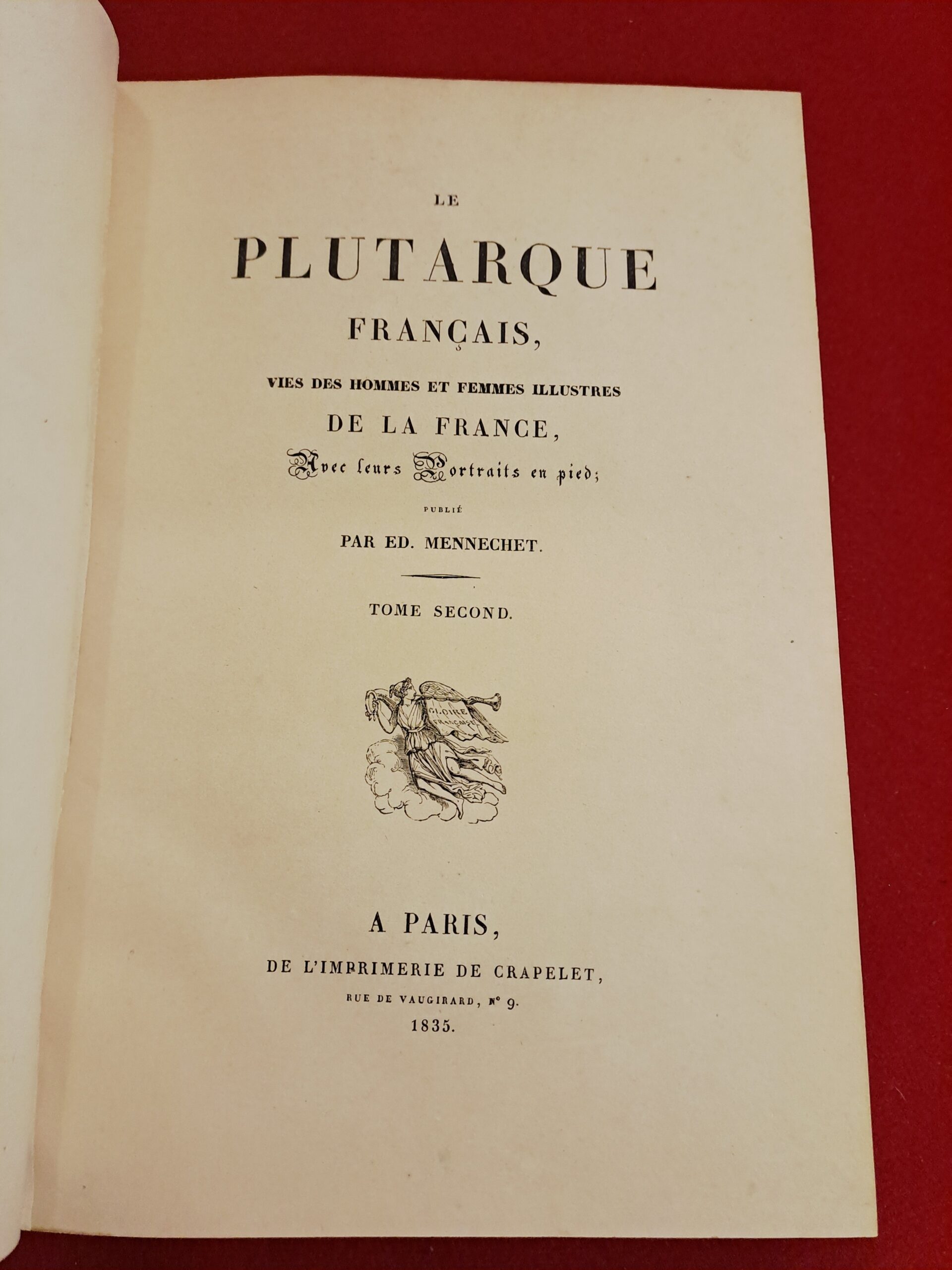 Le Plutarque Français (1835-1840) - Édition Originale - 7 Volumes (Tomes 1 à 7) – Image 6