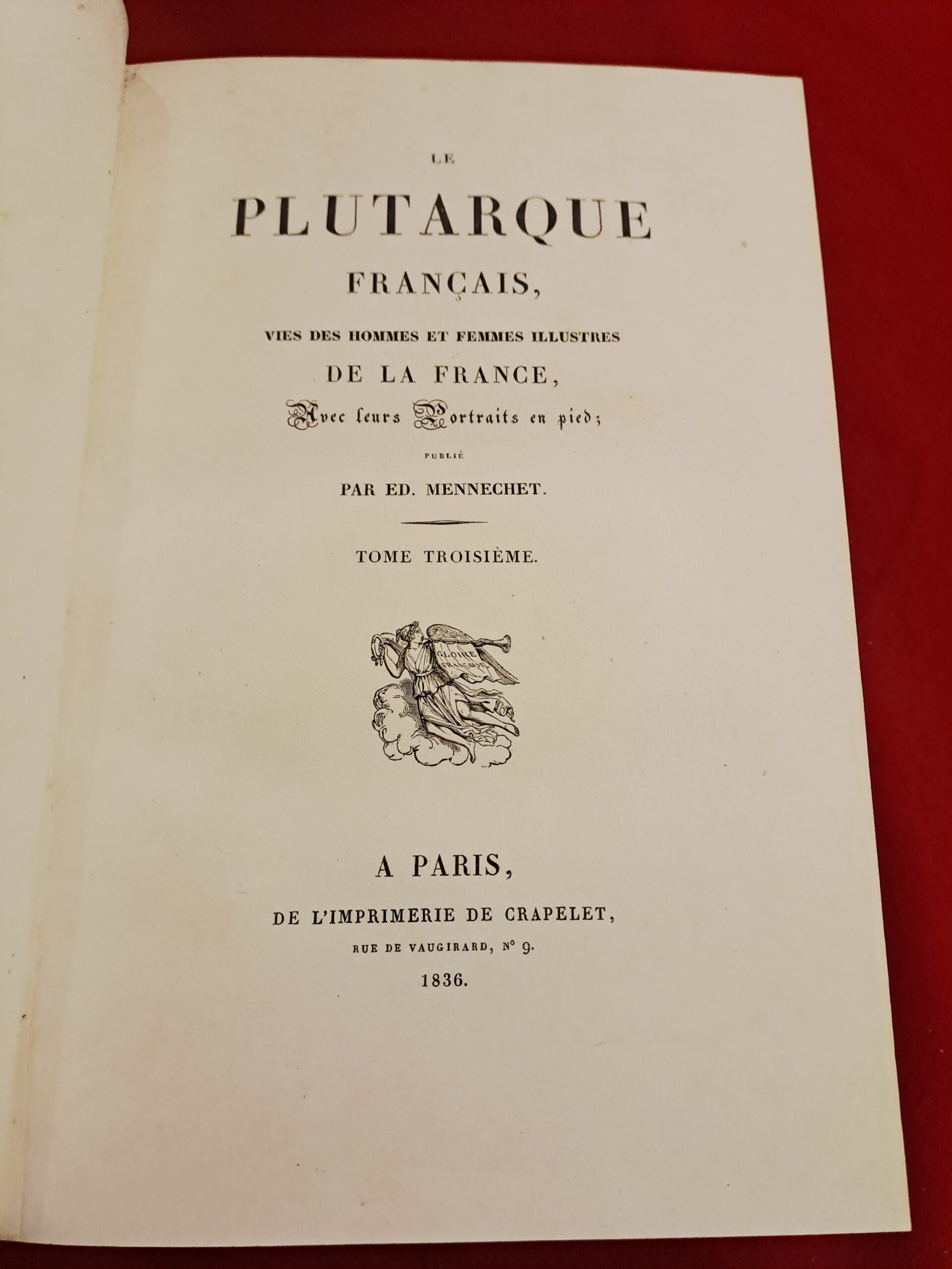 Le Plutarque Français (1835-1840) - Édition Originale - 7 Volumes (Tomes 1 à 7) – Image 8