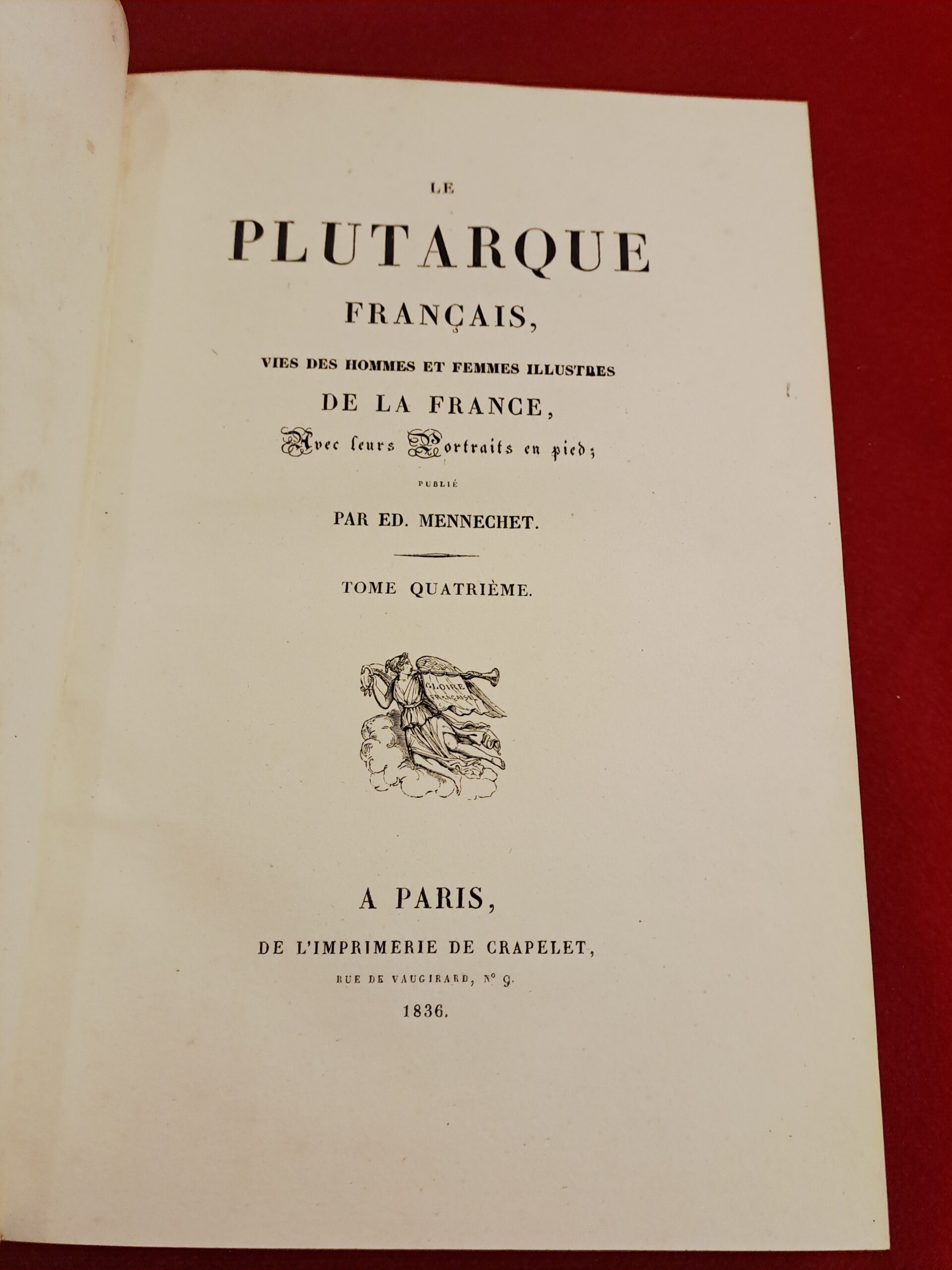 Le Plutarque Français (1835-1840) - Édition Originale - 7 Volumes (Tomes 1 à 7) – Image 10