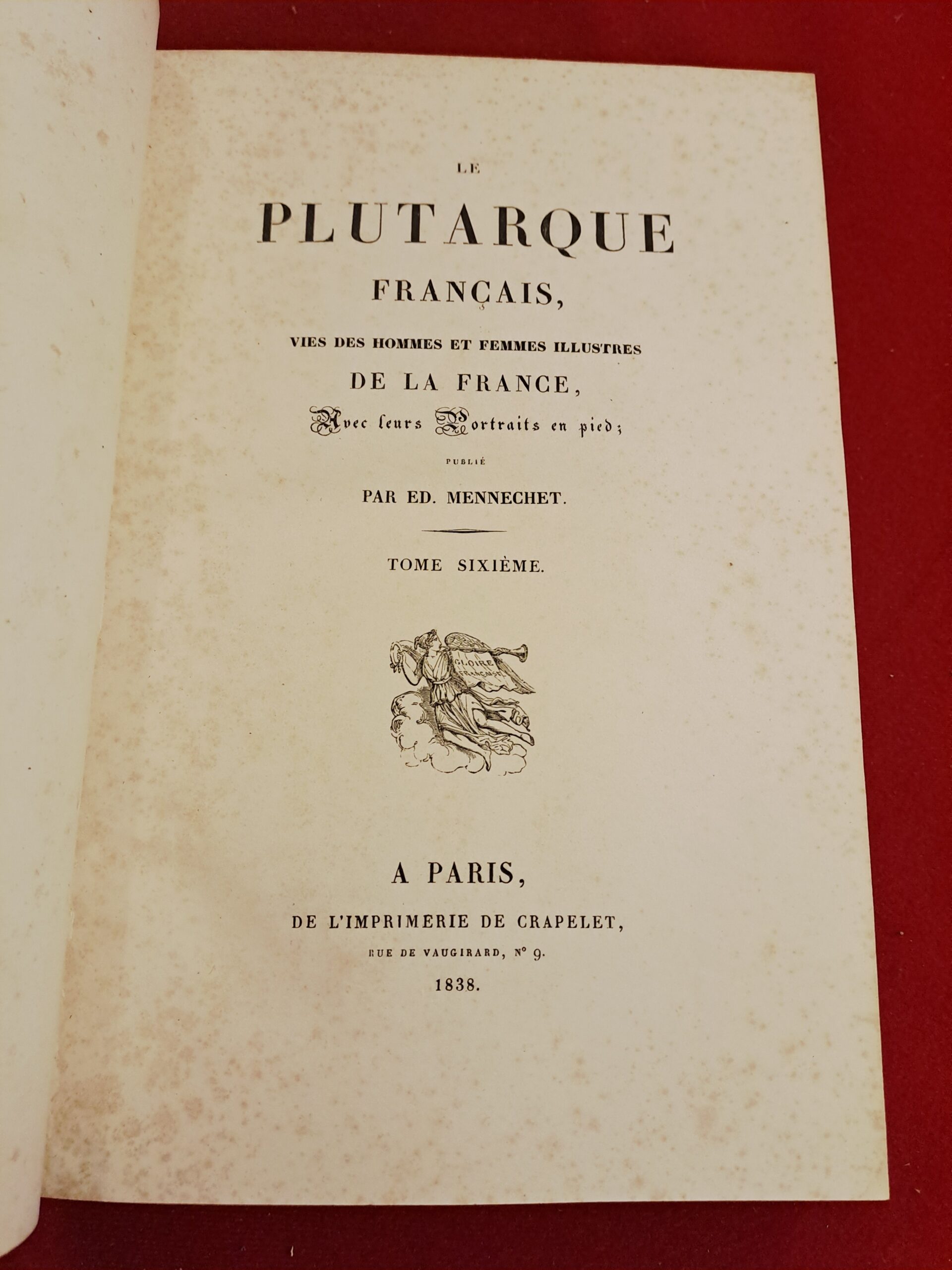 Le Plutarque Français (1835-1840) - Édition Originale - 7 Volumes (Tomes 1 à 7) – Image 12