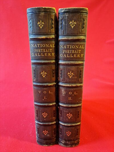 [Édition Originale 1862] National Portrait Gallery of Eminent Americans – E. A. Duyckinck (2 Volumes, Plein Cuir, Tranches Dorées)