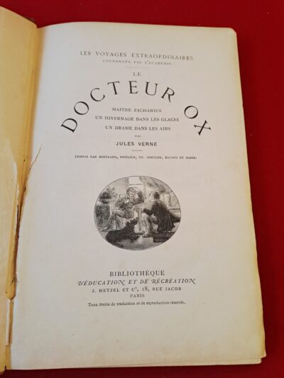 Jules VERNE – Le Docteur Ox (Édition Originale / Premier Tirage – 1874)