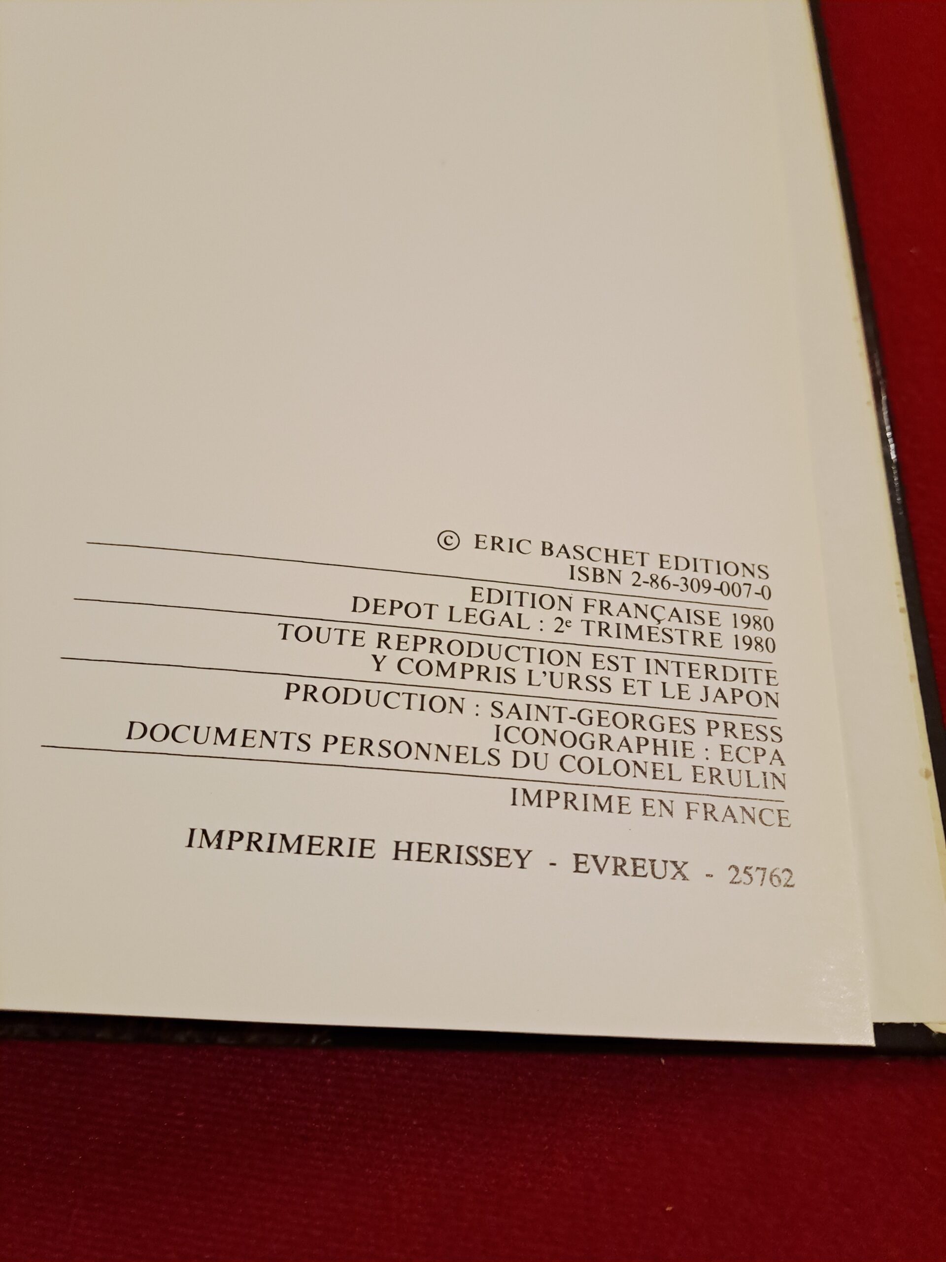 Livre Zaïre : Sauver Kolwezi – Édit. Originale 1980 – Colonel Erulin / 2e REP – Image 9